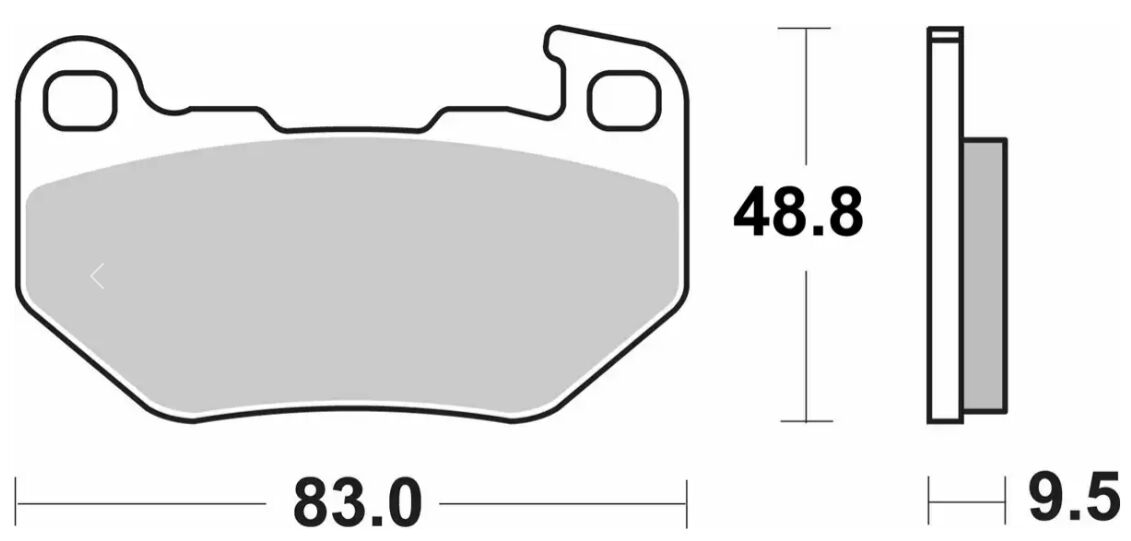 SBS BRAKE PAD SINT REAR 993H.LS