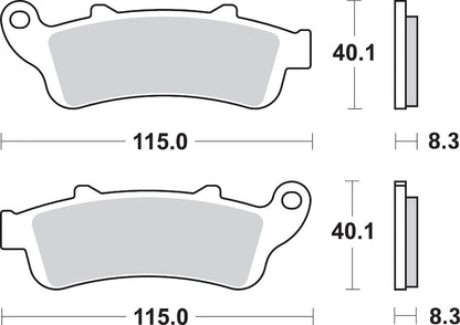 SBS BRAKE PAD SBS 735HS 735HS