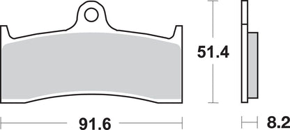 SBS BRAKE PADS SBS 676HS 676HS