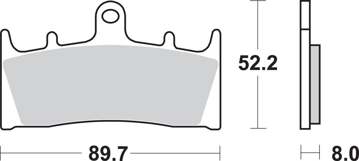 SBS BRAKE PAD SBS 686HS 686HS