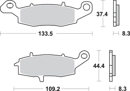 SBS BRAKE PAD SBS 704HS.S 704HS