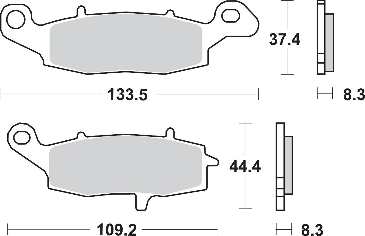 SBS BRAKE PAD SBS 705HS 705HS