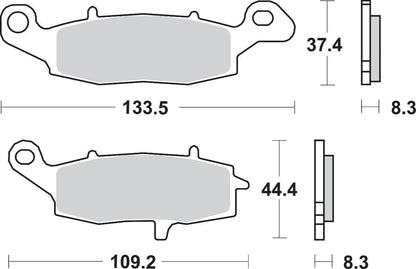 SBS BRAKE PAD SBS 705HS 705HS