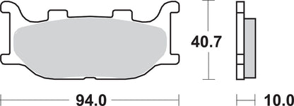 SBS BRAKE PAD SBS 691HS.S 691HS