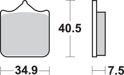 SBS BRAKE PAD SBS 762HS 762HS