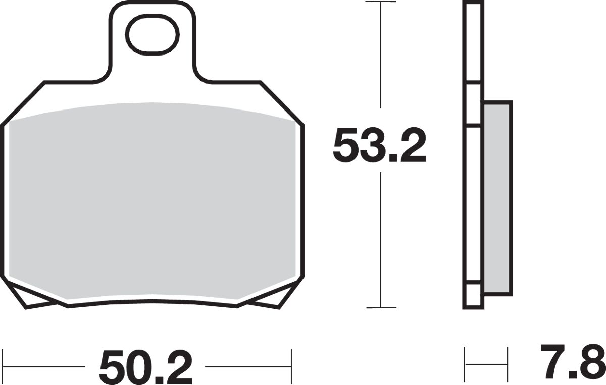 SBS BRAKE PAD SBS 730HF 730HF
