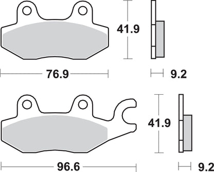 SBS Brake Pads Ceramic Hi-Tech 688HF