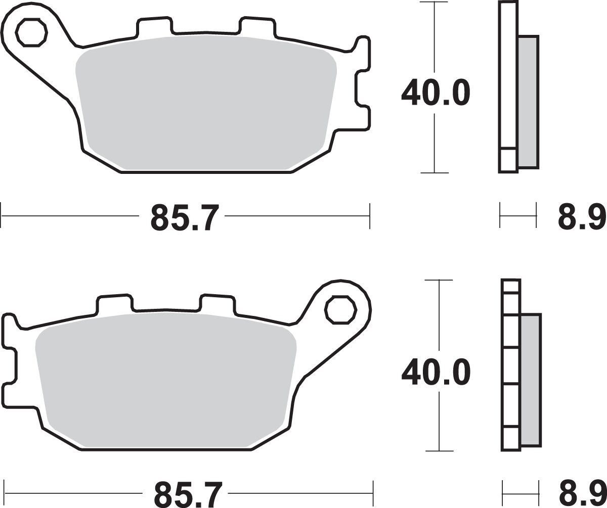 SBS BRAKE PAD SBS 657HF 657HF