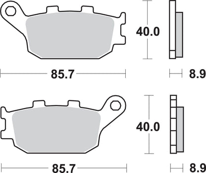 SBS BRAKE PAD SBS 657HF 657HF