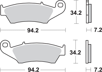SBS BRAKE PAD SBS 694HF 694HF