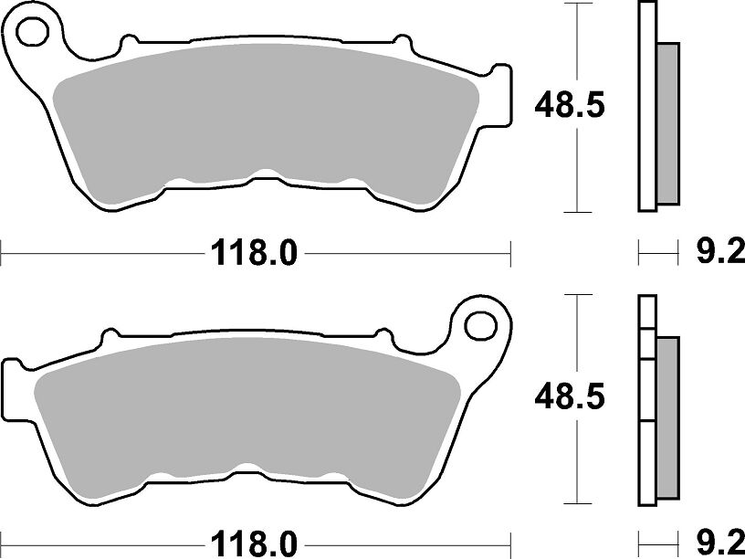 SBS Brake Pad Ceramic Hi-Tech Street 934H.HF