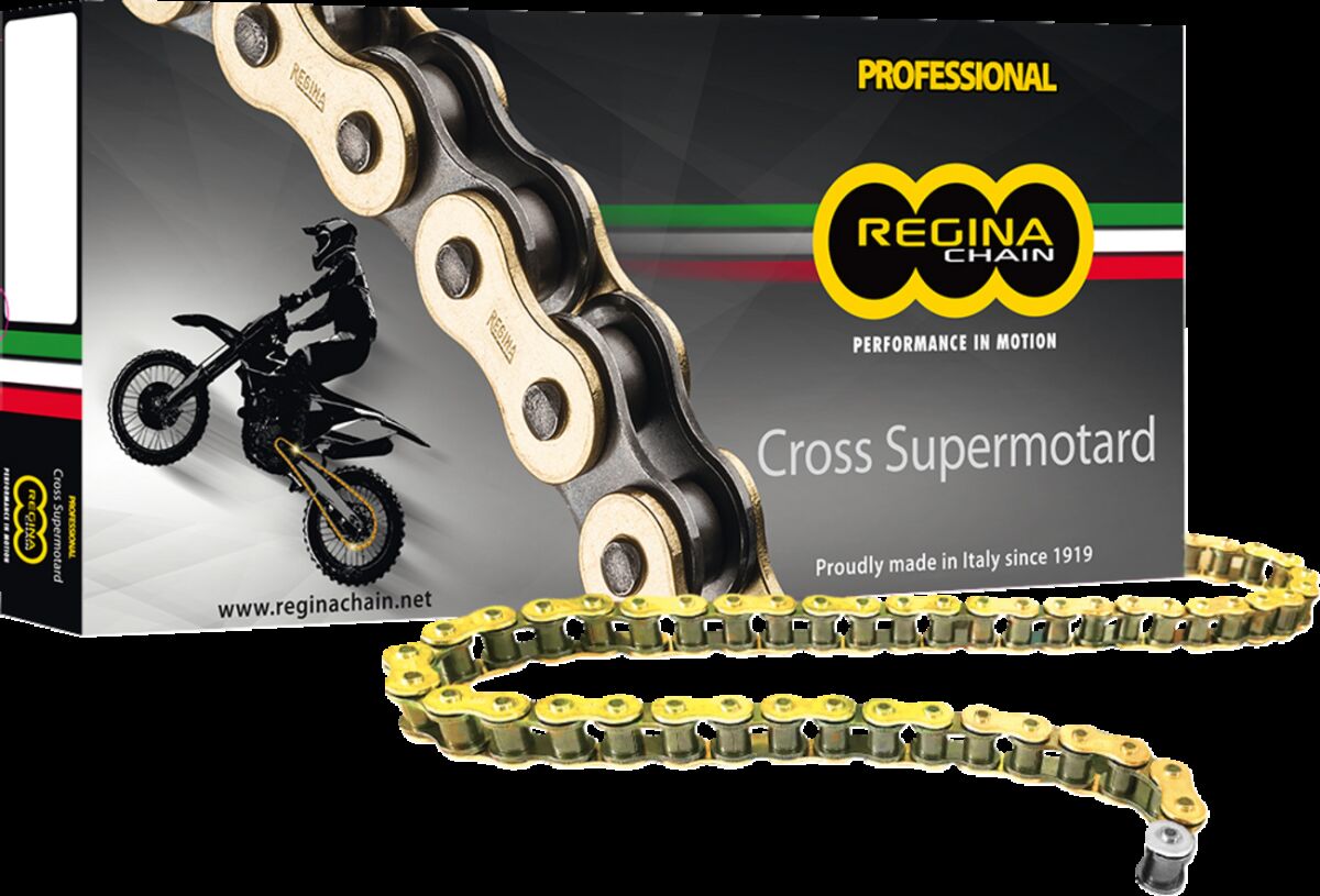 REGINA 520RH2 116 CLIP LINK 520 NON-SEAL PERFORMANCE REPLACEMENT DRIVE CHAIN / GOLD 135RH2/1009