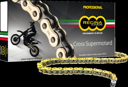 REGINA 520RH2 120 CLIP LINK 520 NON-SEAL PERFORMANCE REPLACEMENT DRIVE CHAIN / GOLD 135RH2/1000
