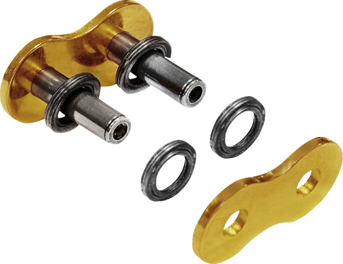 REGINA 525/137 ZRP 1 RIVET LINK 525 Z-RING REPLACEMENT CONNECTING LINK / GOLD|BLACK / STEEL 44/137ZRP