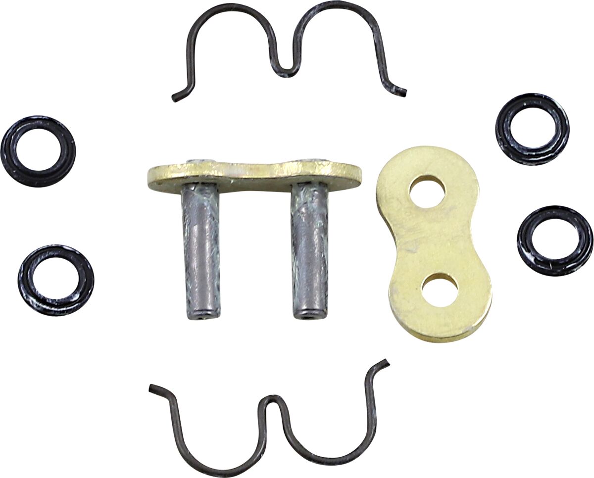 REGINA 525/137 ZRP 1 RIVET LINK 525 Z-RING REPLACEMENT CONNECTING LINK / GOLD|BLACK / STEEL 44/137ZRP