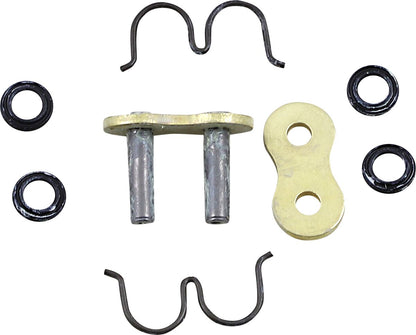 REGINA 525/137 ZRP 1 RIVET LINK 525 Z-RING REPLACEMENT CONNECTING LINK / GOLD|BLACK / STEEL 44/137ZRP
