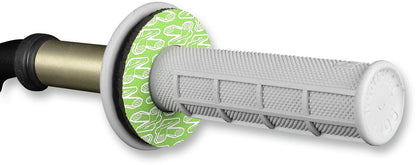 Renthal GRIP DONUTZ WHT/GRN G203
