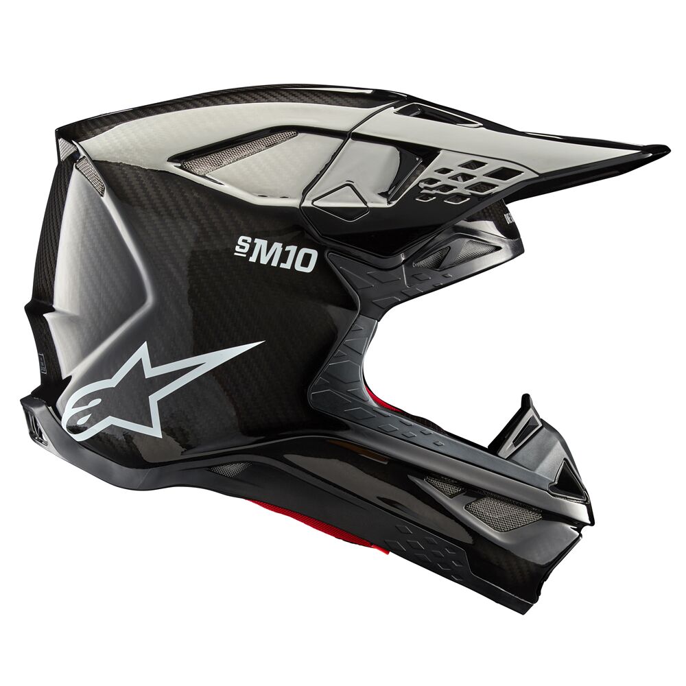 ALPINESTARS(MX) HELMET SM10 SOLID CARB 2X 8300123-1188-2X