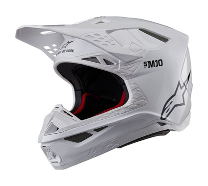 ALPINESTARS(MX) HELMET SM10 SOLID WHT S 8300123-2180-S