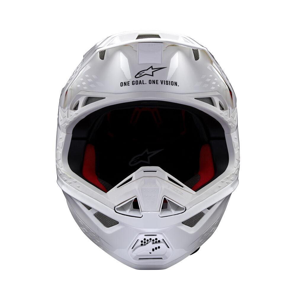 ALPINESTARS(MX) HELMET SM10 SOLID WHT L 8300123-2180-L