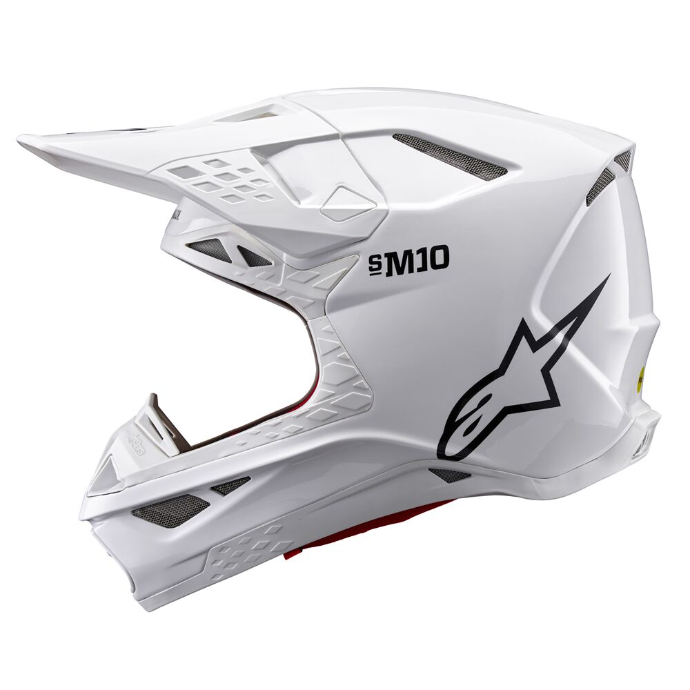 ALPINESTARS(MX) HELMET SM10 SOLID WHT 2X 8300123-2180-2X