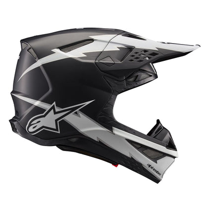 ALPINESTARS(MX) HELMET SM10 AMP BLK/WT S 8300623-1121-S