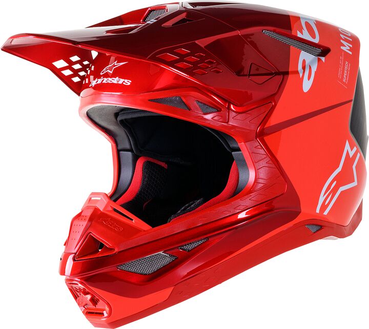 ALPINESTARS(MX) HELMET SM10 FLOOD RED XL 8300923-3003-XL