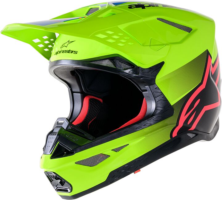 ALPINESTARS(MX) HELMET SM10 UNIT YL/BK XL 8301623-5138-XL