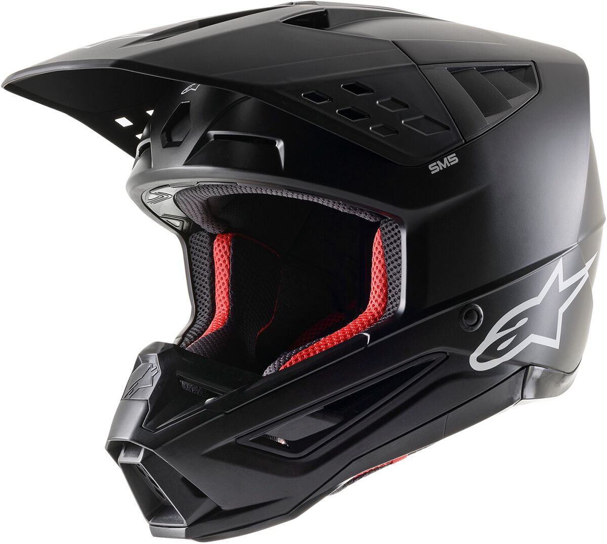ALPINESTARS(MX) HELMET SM5 SOLID BLACK XS 8303023-110-XS