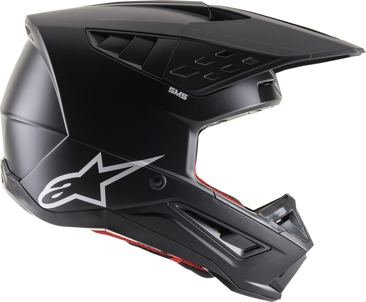 ALPINESTARS(MX) HELMET SM5 SOLID BLACK XS 8303023-110-XS