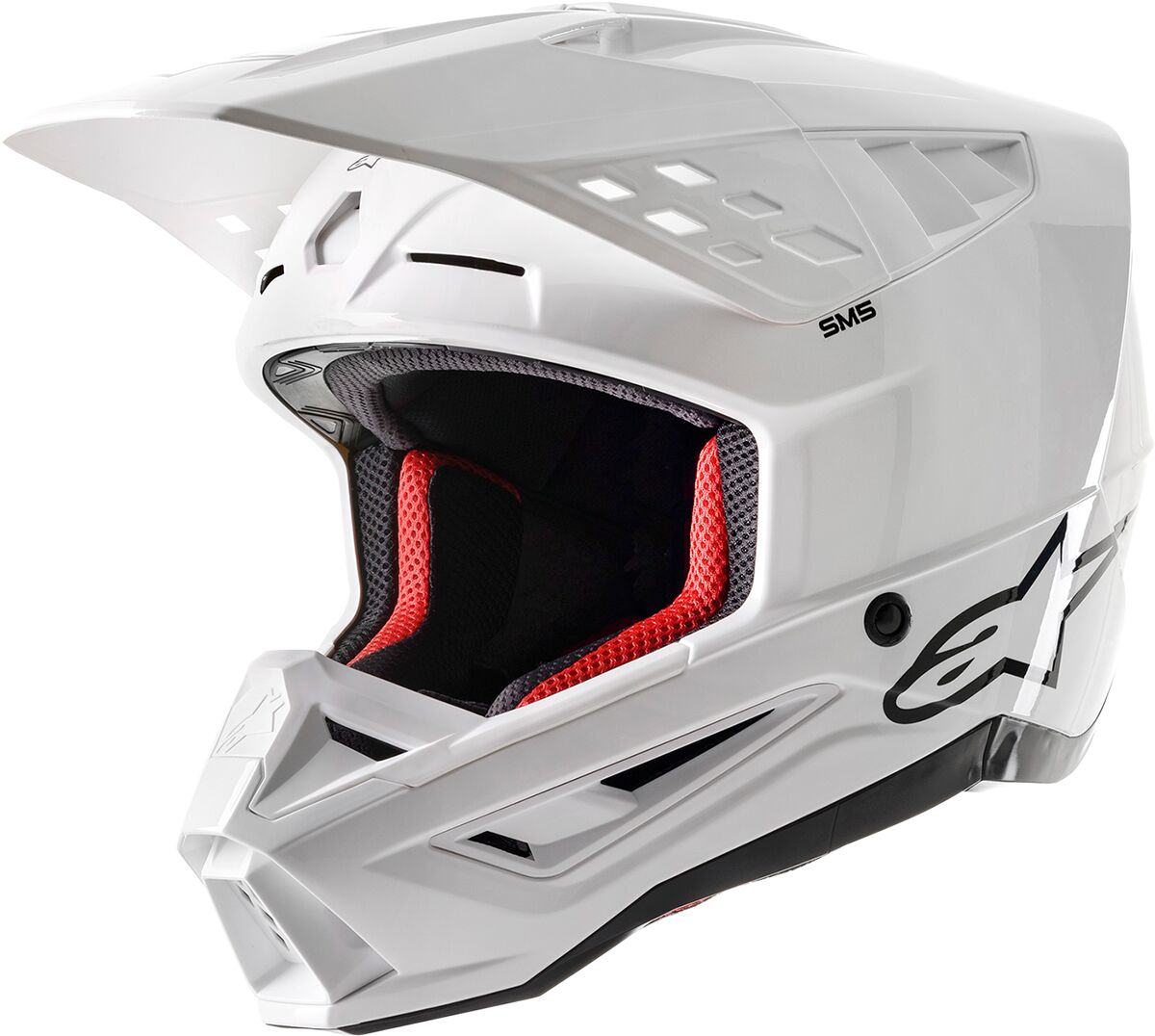 ALPINESTARS(MX) HELMET SM5 SOLID WHT S 8303023-2180-S