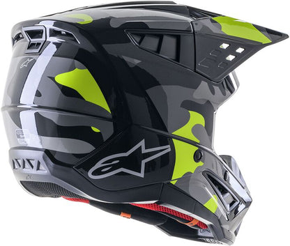 ALPINESTARS(MX) HELMET SM5 ROV2 GY/YLW XL 8303823-9350-XL