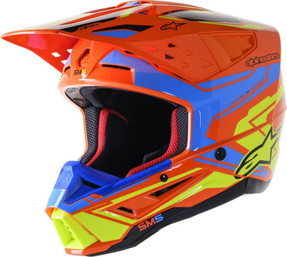 ALPINESTARS(MX) HELMET SM5 ACT2 OR/C/Y L 8306023-4475-L
