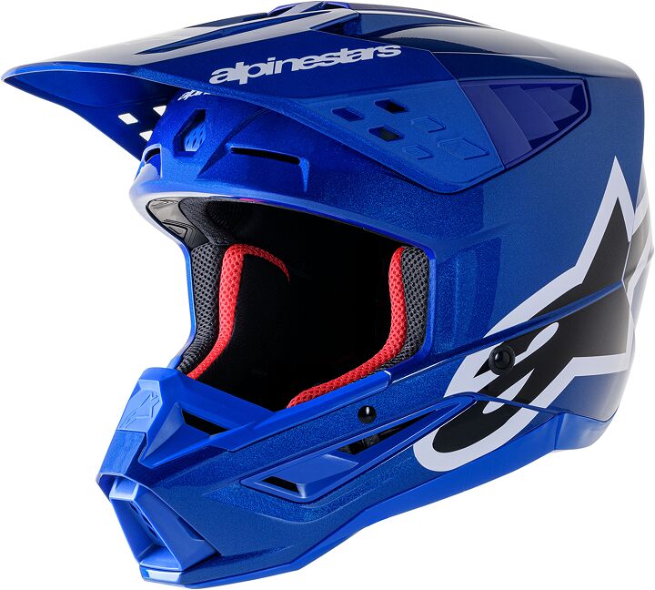 ALPINESTARS(MX) HELMET SM5 CORP BLUE S 8306323-7900-S