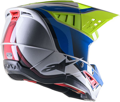 ALPINESTARS(MX) HELMET SM5 SAIL YLW/BL S 8306723-5579-S