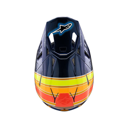 ALPINESTARS(MX) HELMET S-M10 TLD25 BL/OR/YL XS 8300325-7156-XS