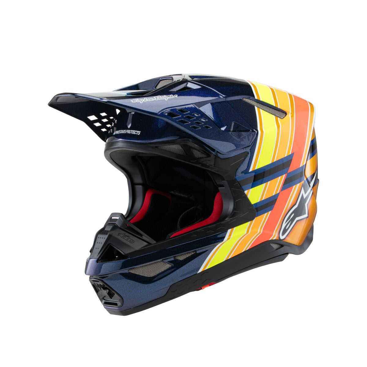 ALPINESTARS(MX) HELMET S-M10 TLD25 BL/OR/YL M 8300325-7156-M