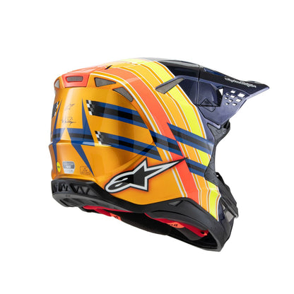 ALPINESTARS(MX) HELMET S-M10 TLD25 BL/OR/YL XL 8300325-7156-XL