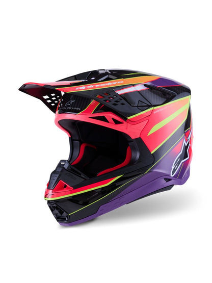 ALPINESTARS(MX) HELMET S-M10 ERA PINK/VIO/YL XL 8301123-3145-XL