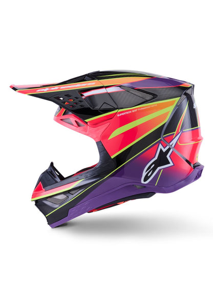 ALPINESTARS(MX) HELMET S-M10 ERA PINK/VIO/YL XL 8301123-3145-XL