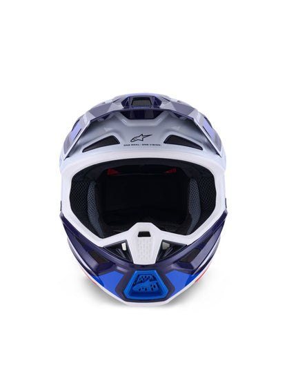 ALPINESTARS(MX) HELMET SM7 RISE BLUE/WHITE S 8301526-7249-S