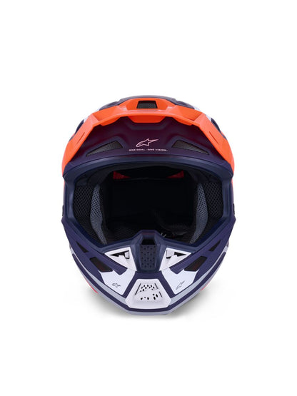 ALPINESTARS(MX) HELMET SM7 CORE ORAN/BLUE M 8301726-408-M