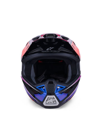 ALPINESTARS(MX) HELMET SM7 FUSE BLU/PU/PINK S 8301926-7256-S