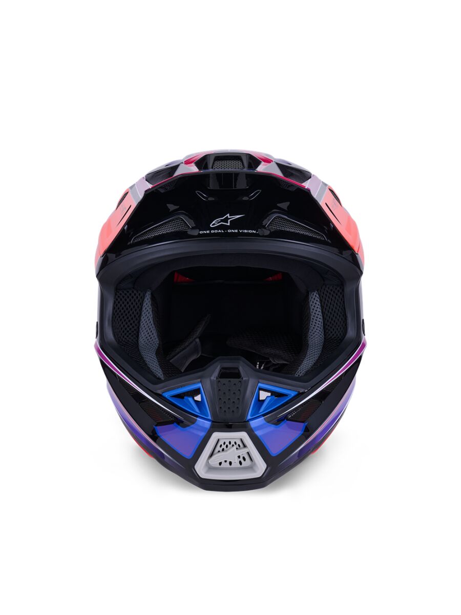 ALPINESTARS(MX) HELMET SM7 FUSE BLU/PU/PINK XL 8301926-7256-XL