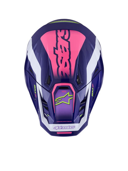 ALPINESTARS(MX) HELMET SM7 DEED PURPLE/PINK M 8302326-3142-M