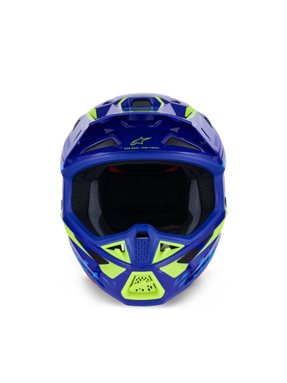 ALPINESTARS(MX) HELMET SM7 DEED BLUE/YEL L 8302326-7253-L