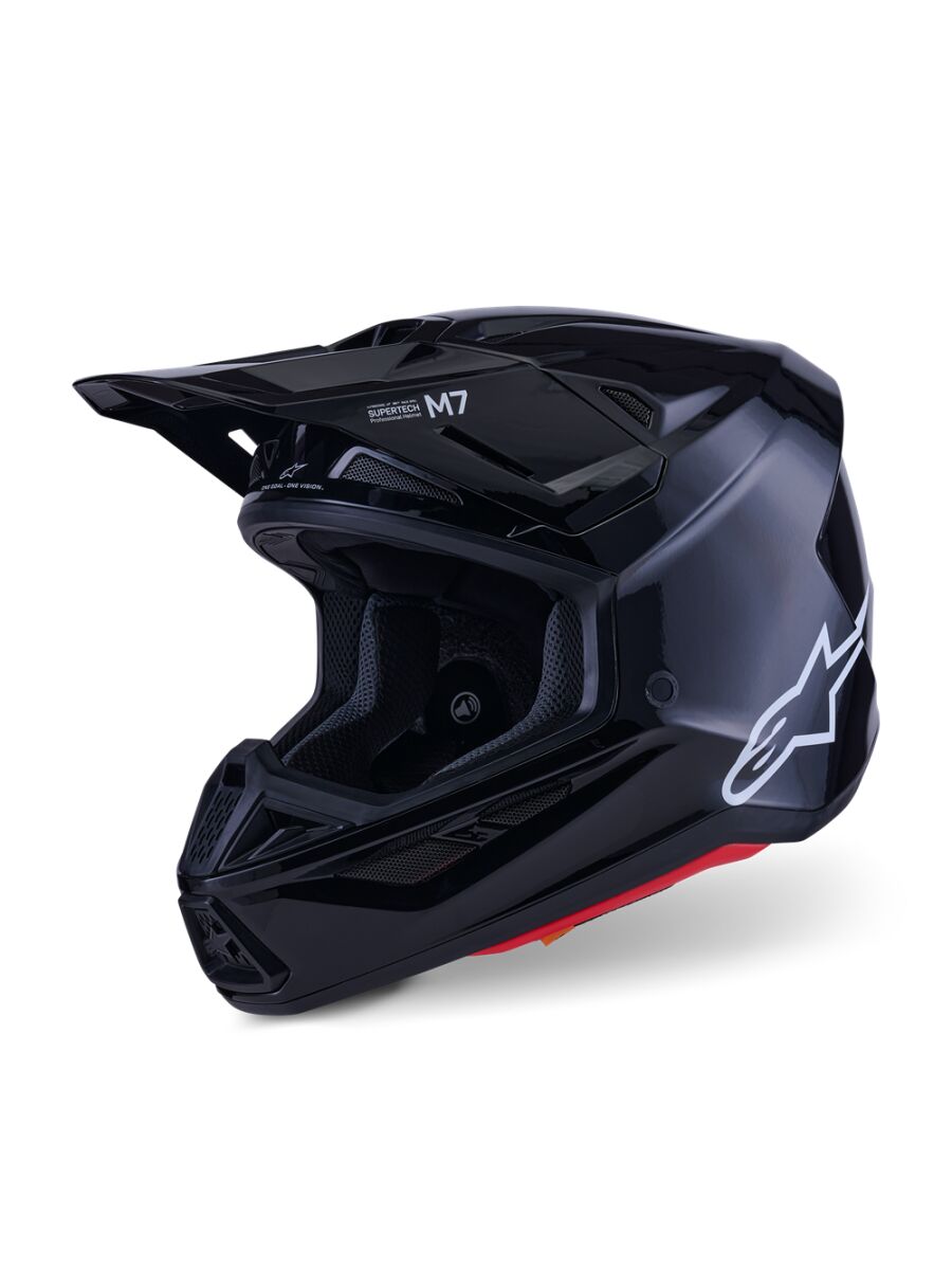 ALPINESTARS(MX) HELMET SM7 BLACK-GLOSS XS 8301326-1180-XS
