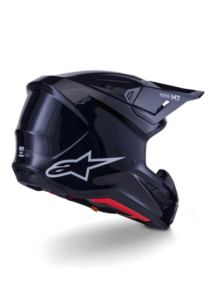 ALPINESTARS(MX) HELMET SM7 BLACK-GLOSS XL 8301326-1180-XL