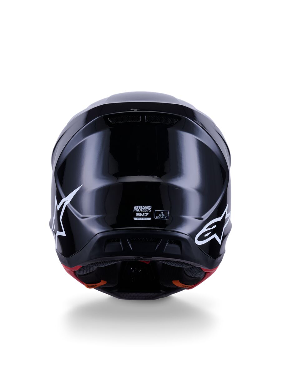 ALPINESTARS(MX) HELMET SM7 BLACK-GLOSS XL 8301326-1180-XL
