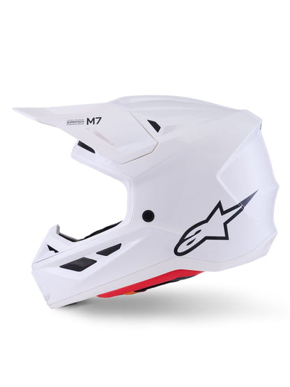 ALPINESTARS(MX) HELMET SM7 WHITE-GLOSS S 8301326-2180-S